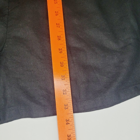 Old Navy Romper Women’s Black Size Tall Small Flutter Sleeves V-Neck Tie Waist - Picture 10 of 11